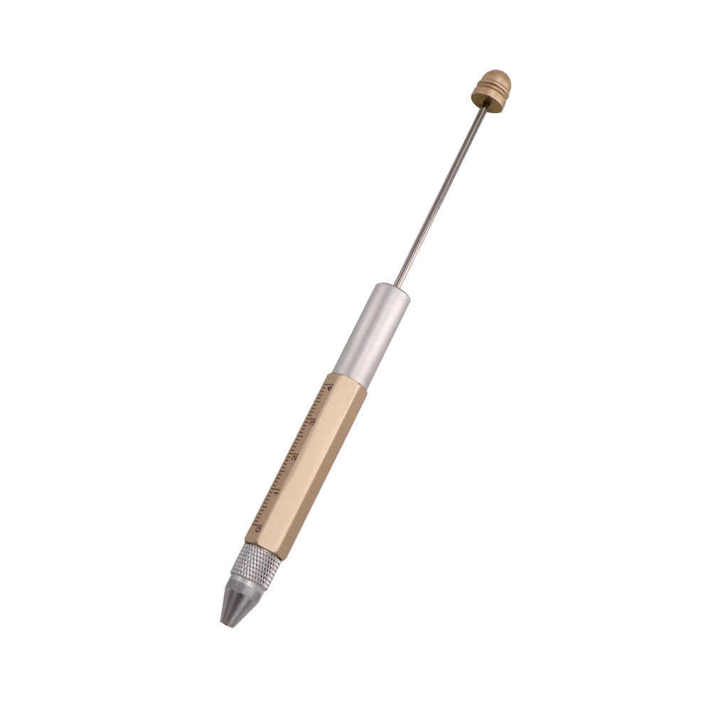 Wholesale Beadable Pens Writing Scale Touch Screwdriver Multifunctional Pen DIY Metal Pen